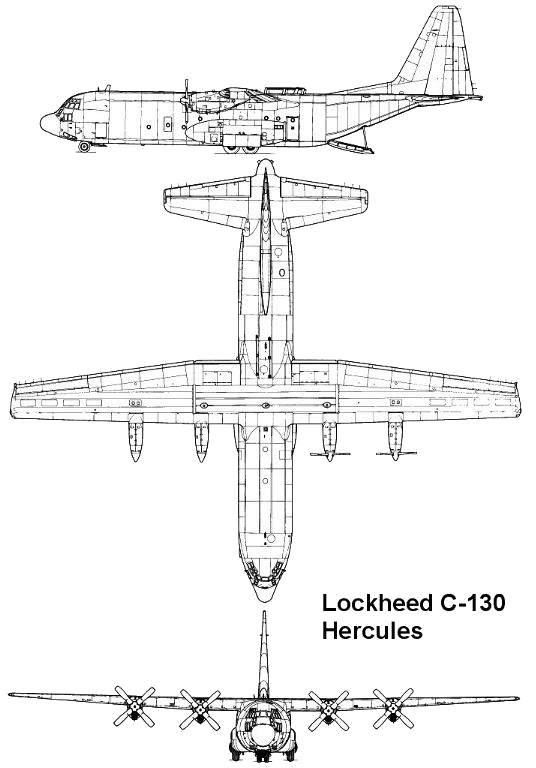 C130 3-view